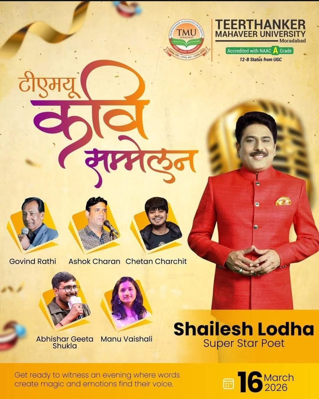 Contact for Shailesh Lodha booking - 9999428213